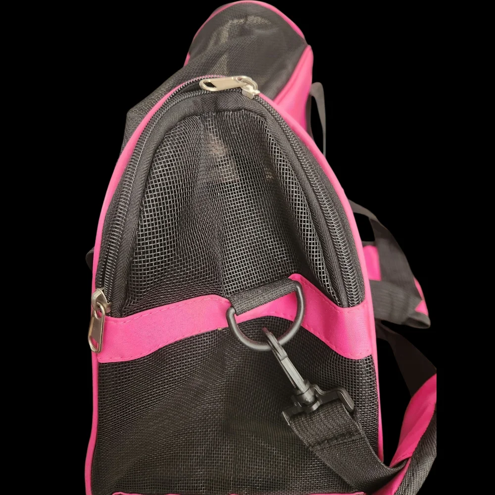 Pink and Black Pet Carrier